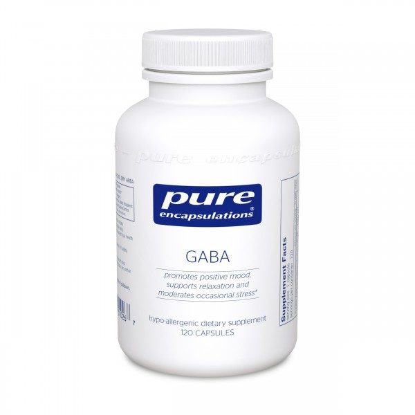 Bottle of Pure Encapsulations GABA