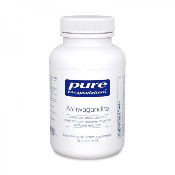 Bottle of Pure Encapsulations Ashwagandha